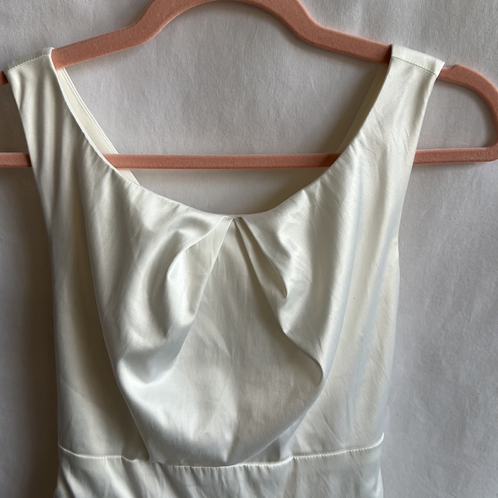 Love Tease ivory satin-look dress, size 7 - Picture 2 of 7